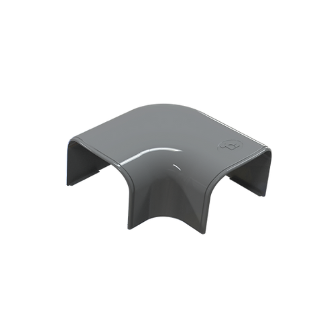 90° Degree Flat Bend (72mm) Grey