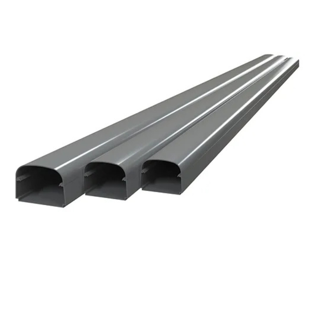 Grey Trunking 72mm Wide/2m Length x 8