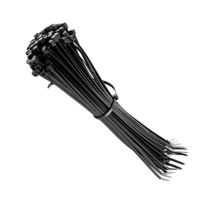 Cable Tie 300x4.8mm Black Pack Of 100